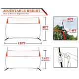 Maxbell Volleyball Training Equipment Net Sturdy for Serving Outdoor Activities Yard