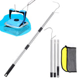 Maxbell Hook for Pool Robot Vacuum 47 inch for Underwater Cleaner Water Park Outdoor Style A