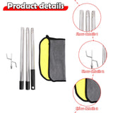 Maxbell Hook for Pool Robot Vacuum 47 inch for Underwater Cleaner Water Park Outdoor Style C