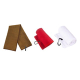 Maxbell Fold Golf Towel 30 Cmx30 cm Portable Outdoor Golfer Gift Golf Club Towel White