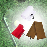 Maxbell Fold Golf Towel 30 Cmx30 cm Portable Outdoor Golfer Gift Golf Club Towel White