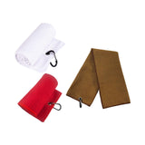 Maxbell Fold Golf Towel 30 Cmx30 cm Portable Outdoor Golfer Gift Golf Club Towel White
