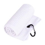 Maxbell Fold Golf Towel 30 Cmx30 cm Portable Outdoor Golfer Gift Golf Club Towel White