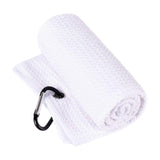Maxbell Fold Golf Towel 30 Cmx30 cm Portable Outdoor Golfer Gift Golf Club Towel White