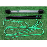 Maxbell Golf Alignment String Line Sturdy Portable Putting Training Tool Black Set