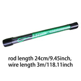 Maxbell Golf Alignment String Line Sturdy Portable Putting Training Tool Black Set