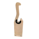 Maxbell Wood Barbell Loading Jack Stand Wear Resistant Anti Slip with Groove Bayonet