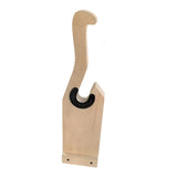 Maxbell Wood Barbell Loading Jack Stand Wear Resistant Anti Slip with Groove Bayonet