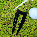 Maxbell Adjustable Golf Tee Height Tool Accurate 5 Settings Golf Tee Height Adjuster