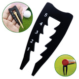 Maxbell Adjustable Golf Tee Height Tool Accurate 5 Settings Golf Tee Height Adjuster