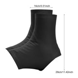Maxbell Soccer Non Slip Cleat Sleeves Cleat Wraps for Youth, Adults Versatile 1 Pair Black