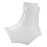 Maxbell Soccer Non Slip Cleat Sleeves Cleat Wraps for Youth, Adults Versatile 1 Pair White