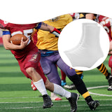 Maxbell Soccer Non Slip Cleat Sleeves Cleat Wraps for Youth, Adults Versatile 1 Pair White