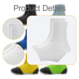 Maxbell Soccer Non Slip Cleat Sleeves Cleat Wraps for Youth, Adults Versatile 1 Pair White