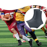 Maxbell Soccer Non Slip Cleat Sleeves Cleat Wraps for Youth, Adults Versatile 1 Pair Dark Grey