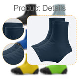 Maxbell Soccer Non Slip Cleat Sleeves Cleat Wraps for Youth, Adults Versatile 1 Pair Navy Blue