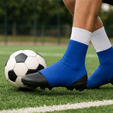 Maxbell Soccer Non Slip Cleat Sleeves Cleat Wraps for Youth, Adults Versatile 1 Pair Blue