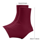 Maxbell Soccer Non Slip Cleat Sleeves Cleat Wraps for Youth, Adults Versatile 1 Pair Red