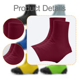 Maxbell Soccer Non Slip Cleat Sleeves Cleat Wraps for Youth, Adults Versatile 1 Pair Red