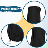 Maxbell Punching Bag Cover Replacement Sun Protection Black for Stand Kickboxing Bag 56cmx168cm