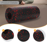 Maxbell Foam Roller Sturdy Fitness Accessories Massage Roller for Sports Pilates Gym Black and Red