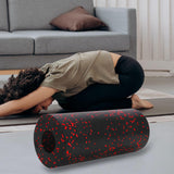 Maxbell Foam Roller Sturdy Fitness Accessories Massage Roller for Sports Pilates Gym Black and Red