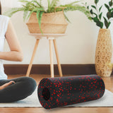 Maxbell Foam Roller Sturdy Fitness Accessories Massage Roller for Sports Pilates Gym Black and Red