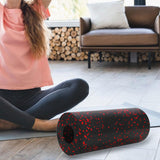 Maxbell Foam Roller Sturdy Fitness Accessories Massage Roller for Sports Pilates Gym Black and Red