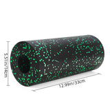 Maxbell Foam Roller Sturdy Fitness Accessories Massage Roller for Sports Pilates Gym Black and Green
