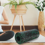 Maxbell Foam Roller Sturdy Fitness Accessories Massage Roller for Sports Pilates Gym Black and Green