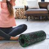 Maxbell Foam Roller Sturdy Fitness Accessories Massage Roller for Sports Pilates Gym Black and Green