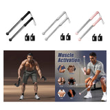 Maxbell 2Pcs Ropeless Battle Ropes Portable Non Slip Handle Exercise Ropes
