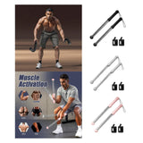 Maxbell 2Pcs Ropeless Battle Ropes Portable Non Slip Handle Exercise Ropes