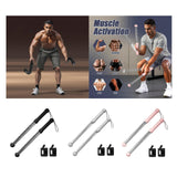 Maxbell 2Pcs Ropeless Battle Ropes Portable Non Slip Handle Exercise Ropes