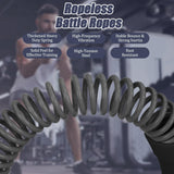 Maxbell 2Pcs Ropeless Battle Ropes Portable Non Slip Handle Exercise Ropes