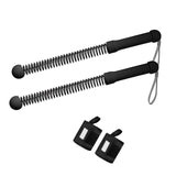 Maxbell 2Pcs Ropeless Battle Ropes Portable Non Slip Handle Exercise Ropes