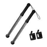 Maxbell 2Pcs Ropeless Battle Ropes Portable Non Slip Handle Exercise Ropes