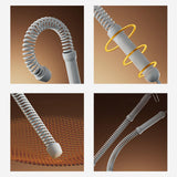 Maxbell 2Pcs Ropeless Battle Ropes Portable Non Slip Handle Exercise Ropes