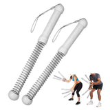 Maxbell 2Pcs Ropeless Battle Ropes Portable Non Slip Handle Exercise Ropes