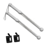 Maxbell 2Pcs Ropeless Battle Ropes Portable Non Slip Handle Exercise Ropes