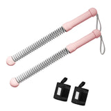 Maxbell 2Pcs Ropeless Battle Ropes Portable Non Slip Handle Exercise Ropes