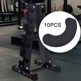Maxbell 10 Pieces Dumbbells Pads Sturdy Practical Replacement Home Gym Dumbbell Rest Style A