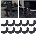 Maxbell 10 Pieces Dumbbells Pads Sturdy Practical Replacement Home Gym Dumbbell Rest Style A