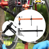 Maxbell Bicycle Derailleur Hanger Alignment Gauge Bicycle Alignment Gauge for Biking Orange