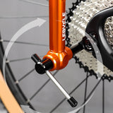 Maxbell Bicycle Derailleur Hanger Alignment Gauge Bicycle Alignment Gauge for Biking Orange