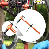 Maxbell Bicycle Derailleur Hanger Alignment Gauge Bicycle Alignment Gauge for Biking Orange
