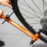 Maxbell Bicycle Derailleur Hanger Alignment Gauge Bicycle Alignment Gauge for Biking Orange
