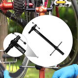 Maxbell Bicycle Derailleur Hanger Alignment Gauge Bicycle Alignment Gauge for Biking Black