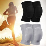Maxbell 2Pcs Knee Pads Protection Sleeves Wrap Kneepads Knee Braces Support Black