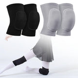 Maxbell 2Pcs Knee Pads Protection Sleeves Wrap Kneepads Knee Braces Support Black